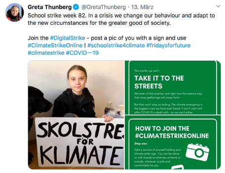 Greta Thunberg Twitter Screenshot