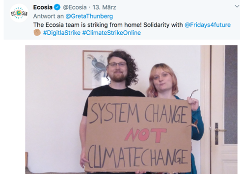 Ecosia Twitter Screenshot